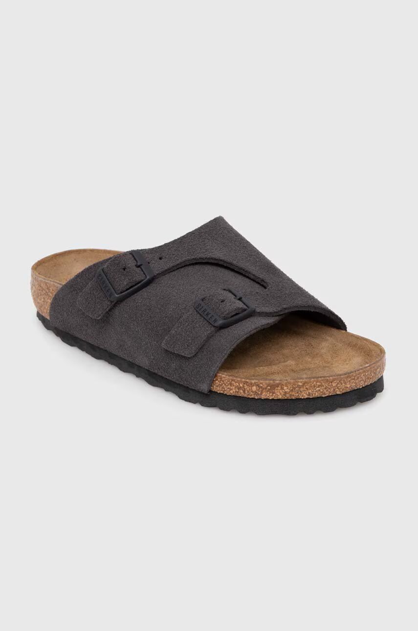 Birkenstock Велурени чехли Zürich