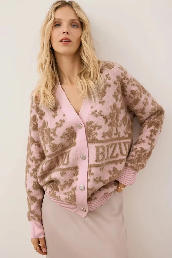 BIZUU Жилетка LANZAR дамска в розово LANZAR RÓŻOWY