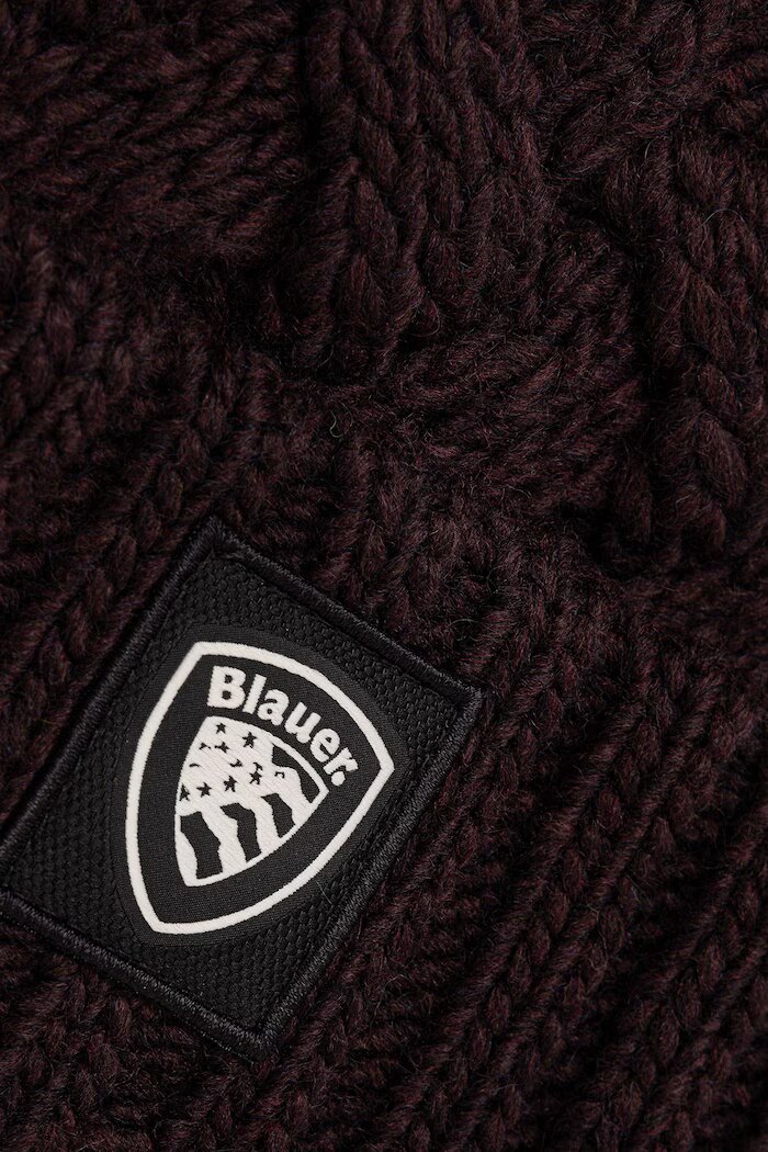 Blauer шапка дамска с вълна кафява BLDA05564