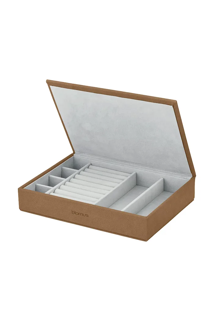 Blomus Кутия за бижута Sahla 22 x 15 x 4 cm в кафяво