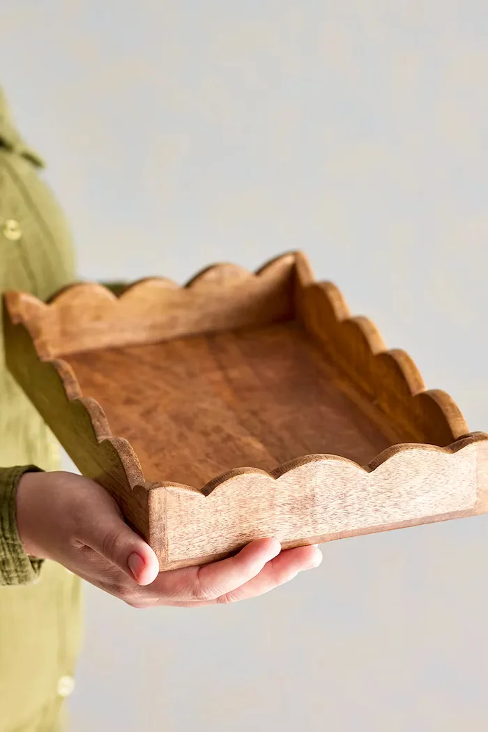 Bloomingville Декоративен поднос Namira 30 x 5 x 19 cm в кафяво