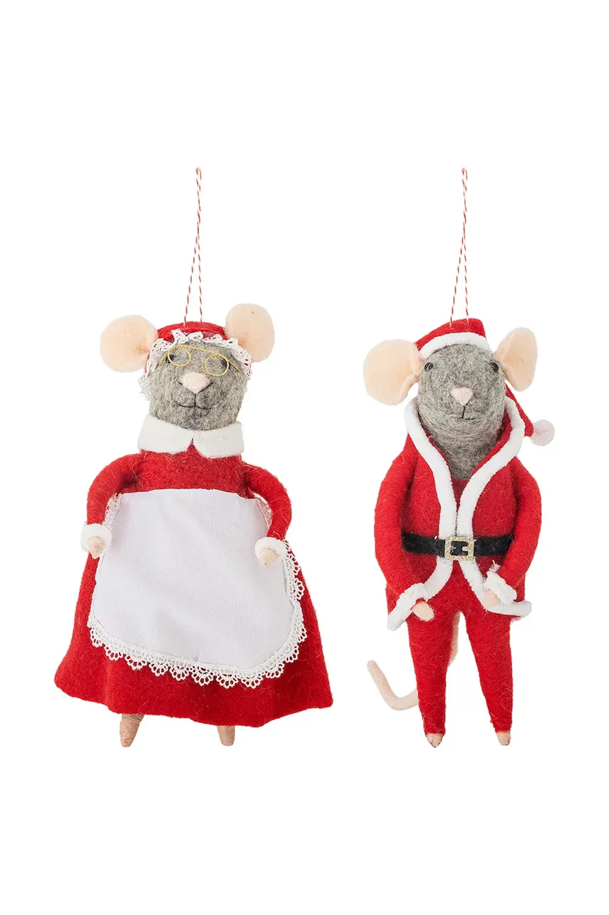 Bloomingville Декоративна висулка Peo Ornament 11 x 23 x 10 cm (2 броя)