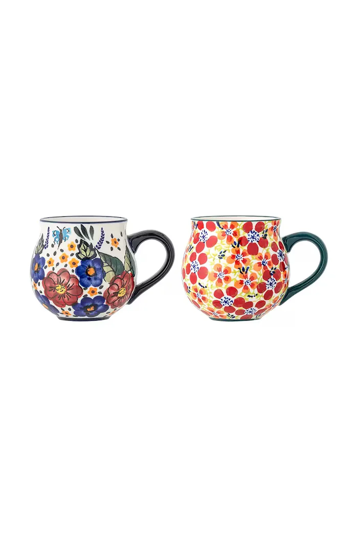 Bloomingville комплект керамични чаши от каменинови изделия 9x85 cm