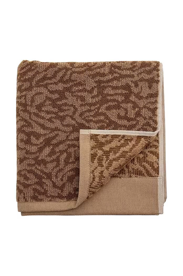 Bloomingville Малка памучна кърпа Kaysa 100 x 50 cm в кафяво