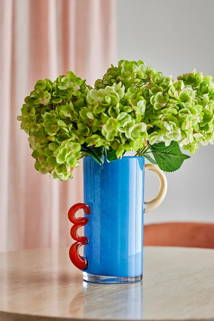 Bloomingville Ваза Декоративна от цветно стъкло 20 x 25 x 125 cm 82072759