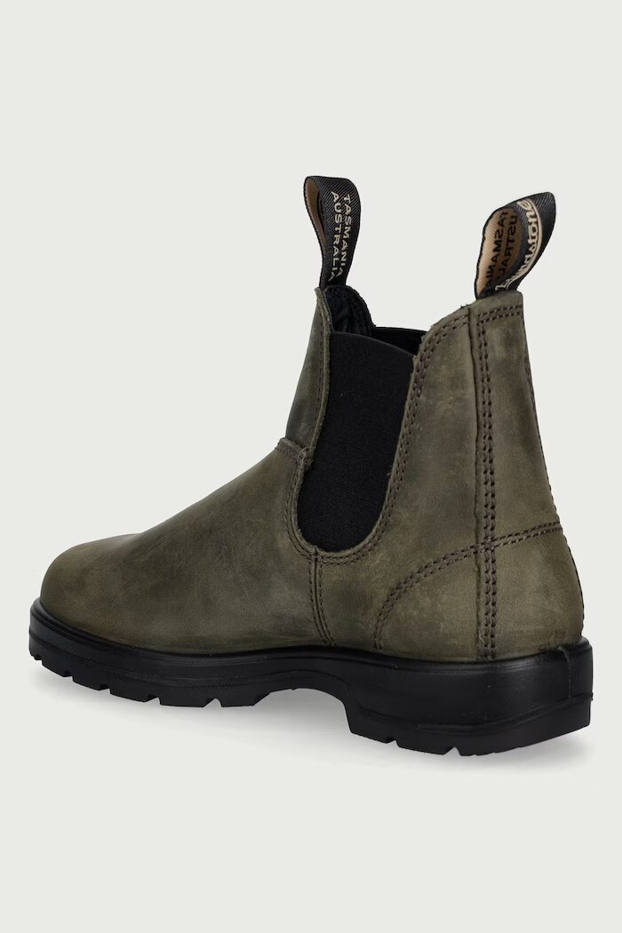 BLUNDSTONE боти дамски от кожа 2641 зелени 2641.Forest.Night
