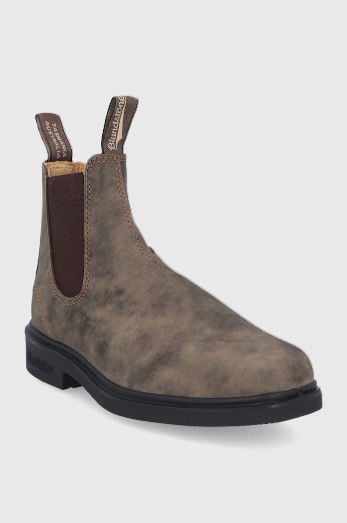 BLUNDSTONE Кожени боти челси 1306 в кафяво