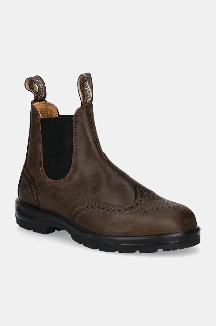 BLUNDSTONE Кожени боти челси в кафяво 2444