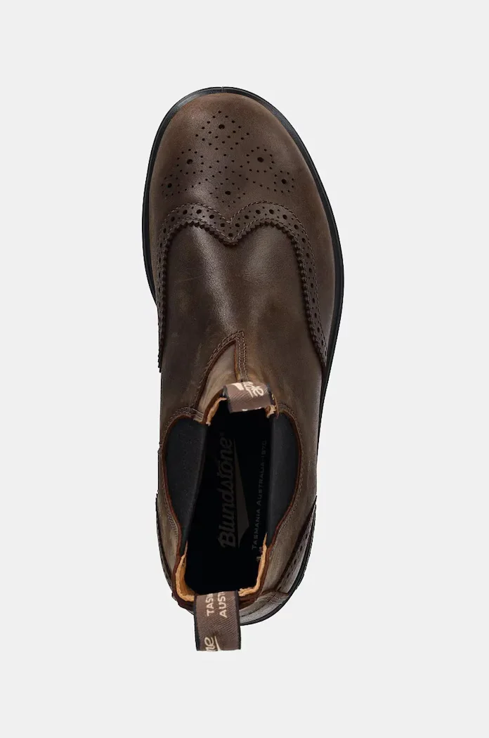 BLUNDSTONE Кожени боти челси в кафяво 2444