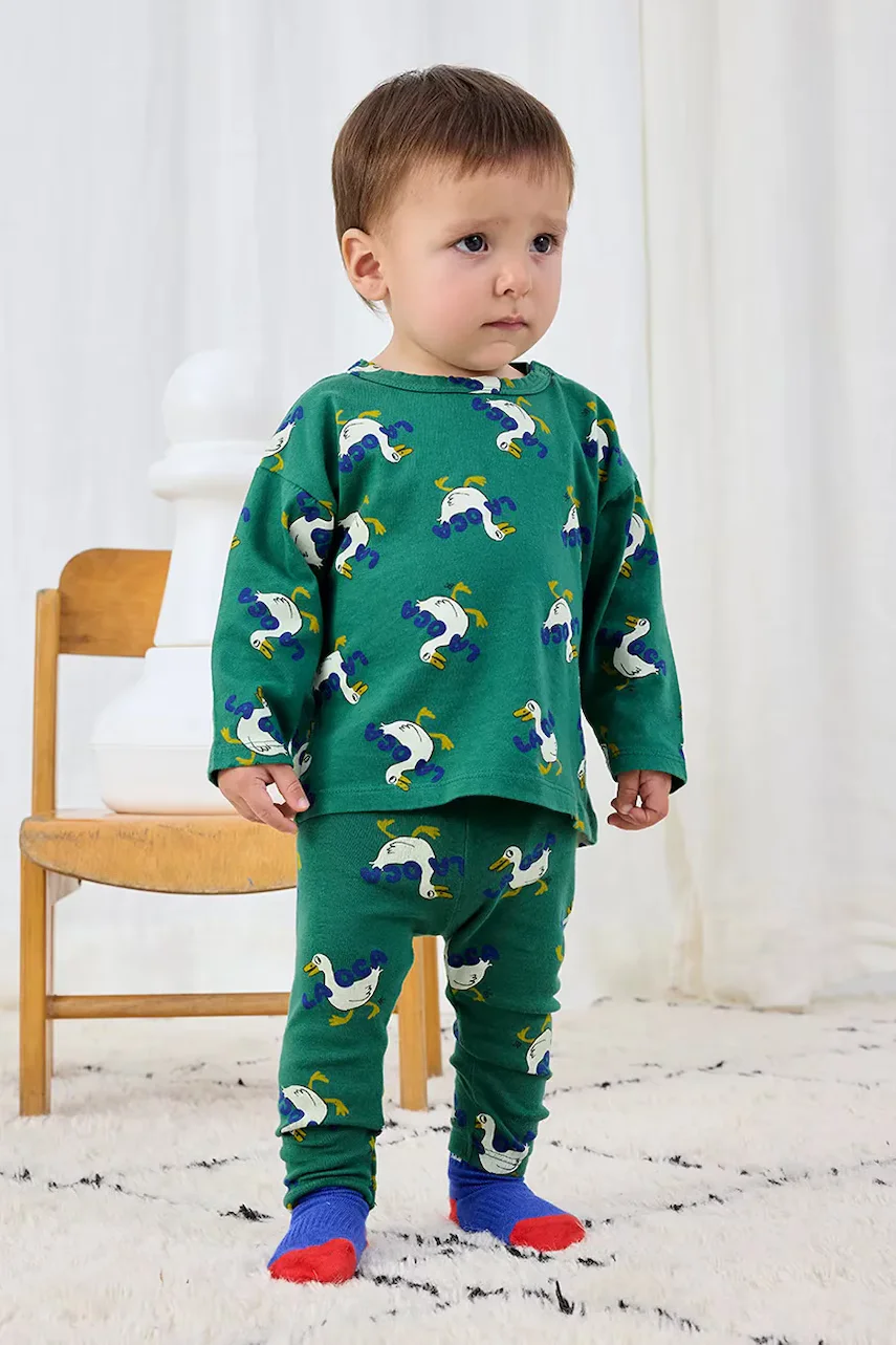 Bobo Choses Бебешка памучна блуза с дълъг ръкав La Oca