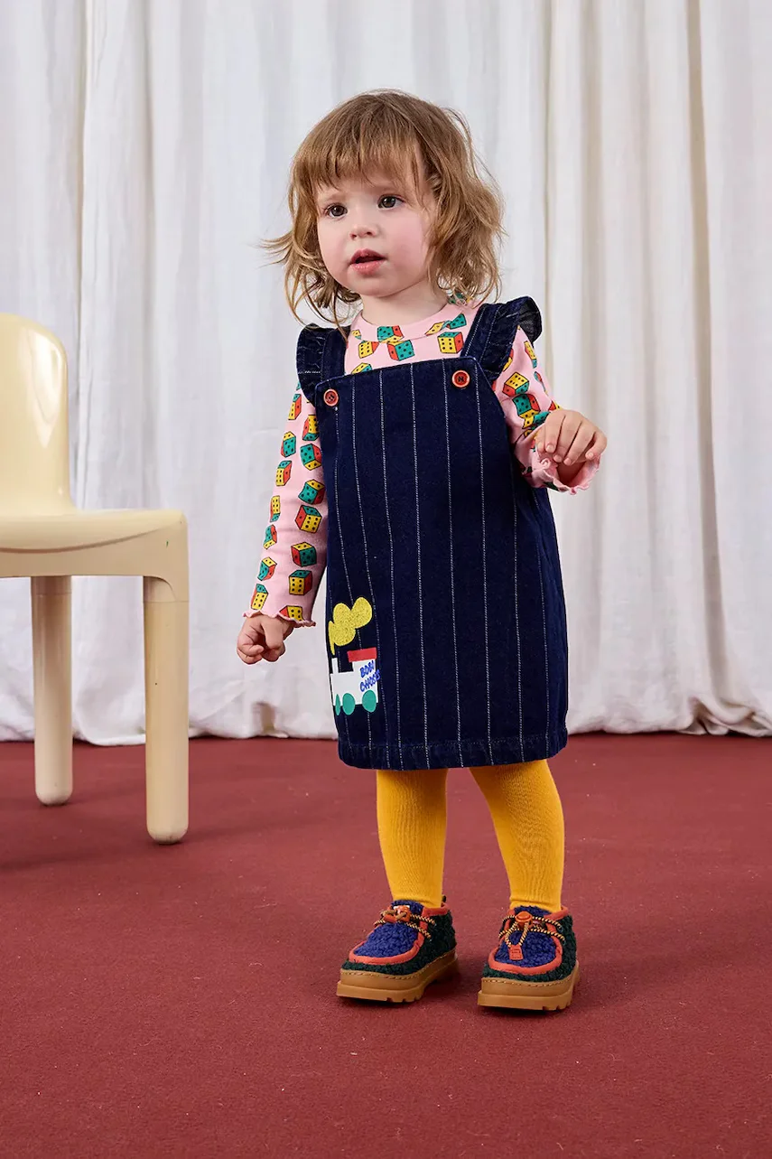 Bobo Choses Бебешка памучна рокля Choo Choo