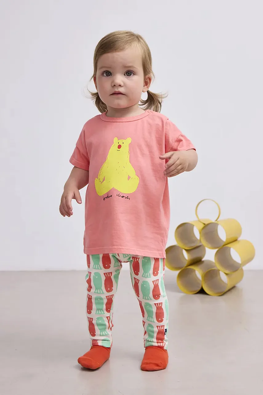 Bobo Choses Бебешка памучна тениска Hug Me Bear