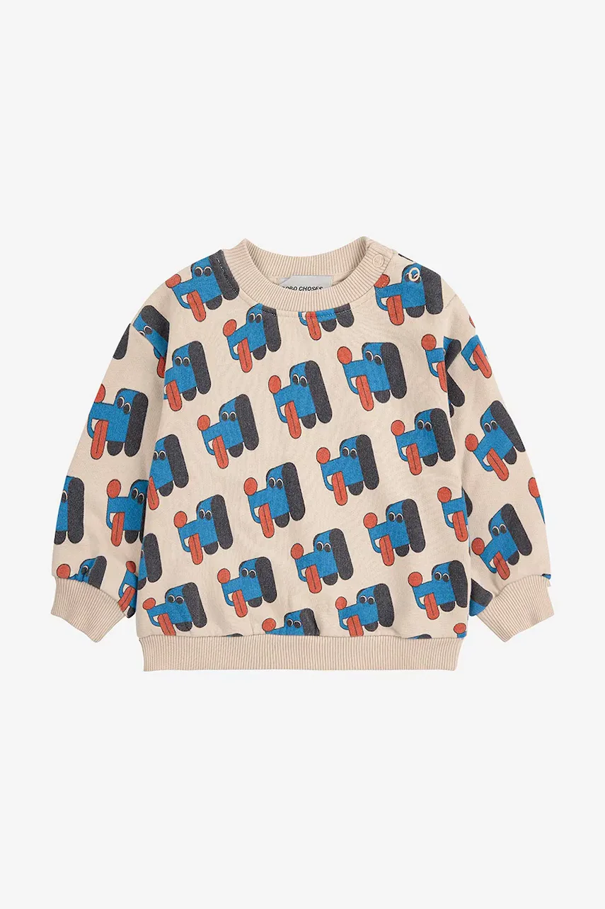Bobo Choses Бебешки памучен суичър Doggy Mate