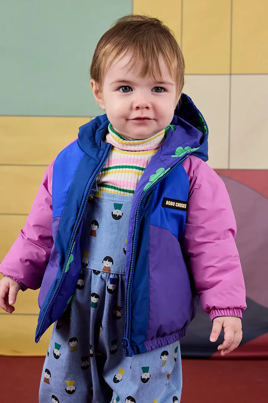 Bobo Choses Бебешко яке с две лица Lucky Clover