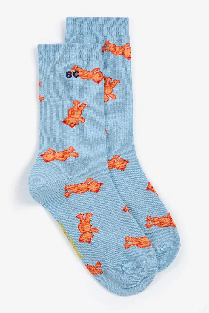 Bobo Choses чорапи за деца Softpaw Monster сини B226AI007