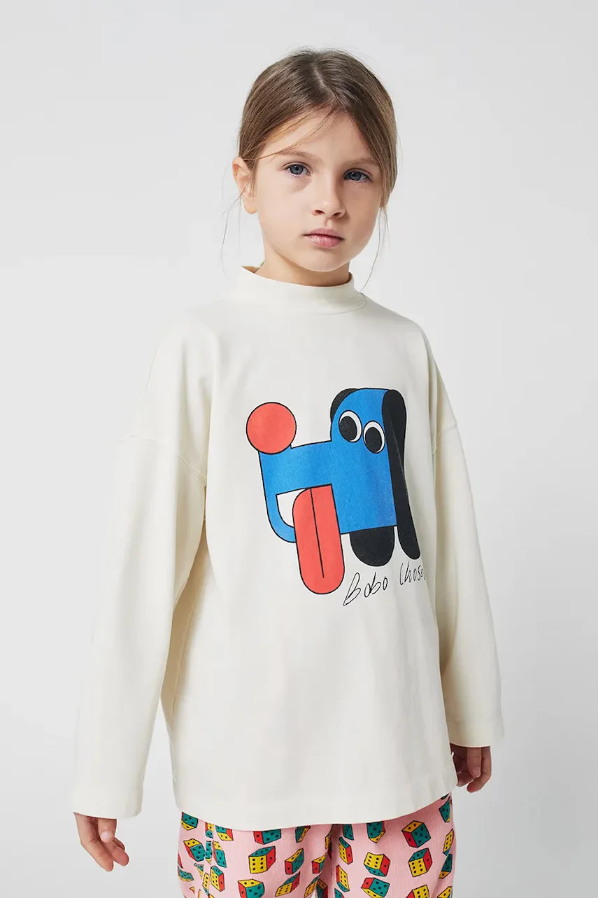 Bobo Choses Детска блуза с дълги ръкави Doggy Mate