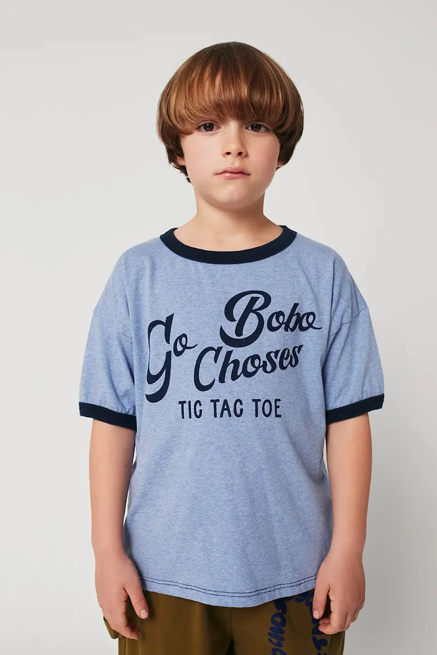 Bobo Choses Детска памучна тениска Go Bobo
