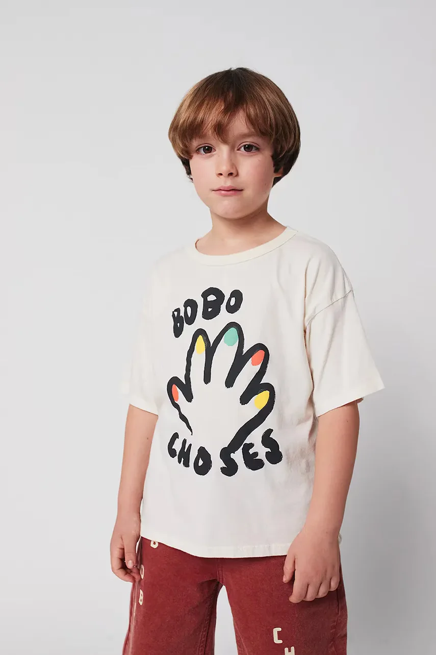 Bobo Choses Детска памучна тениска High Five