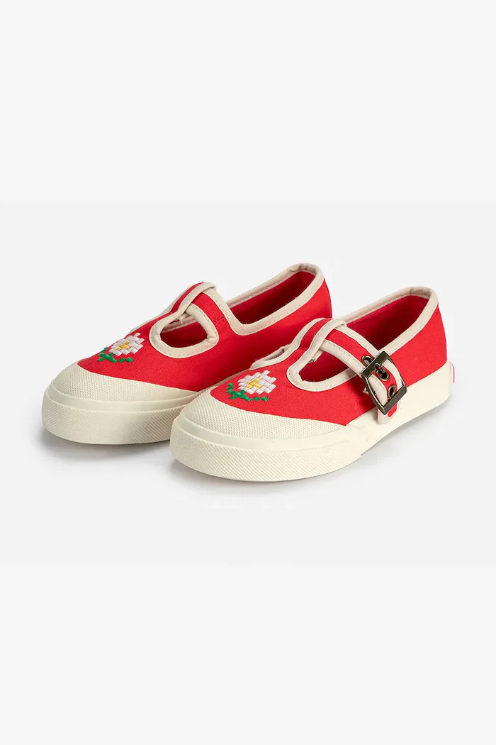 Bobo Choses Детски обувки Pixel Daisy в червено B126AI036