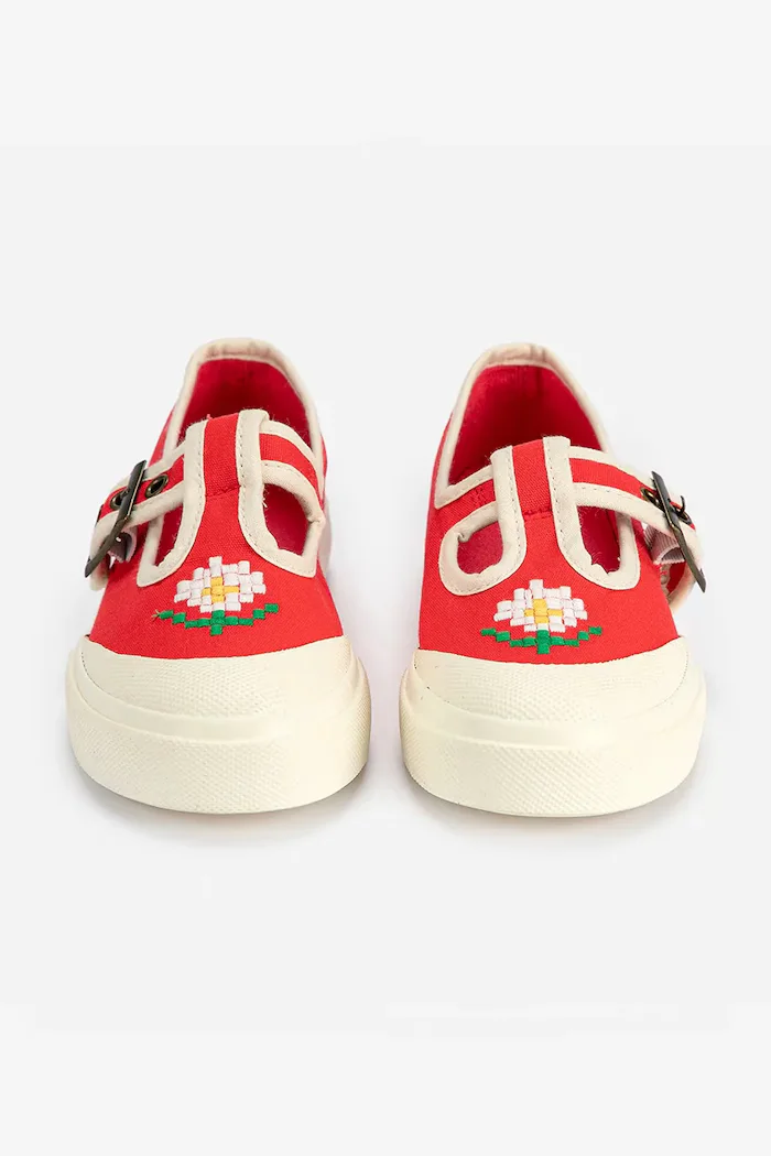 Bobo Choses Детски обувки Pixel Daisy в червено B126AI036