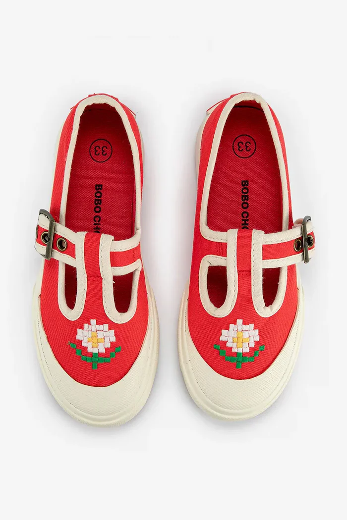 Bobo Choses Детски обувки Pixel Daisy в червено B126AI036