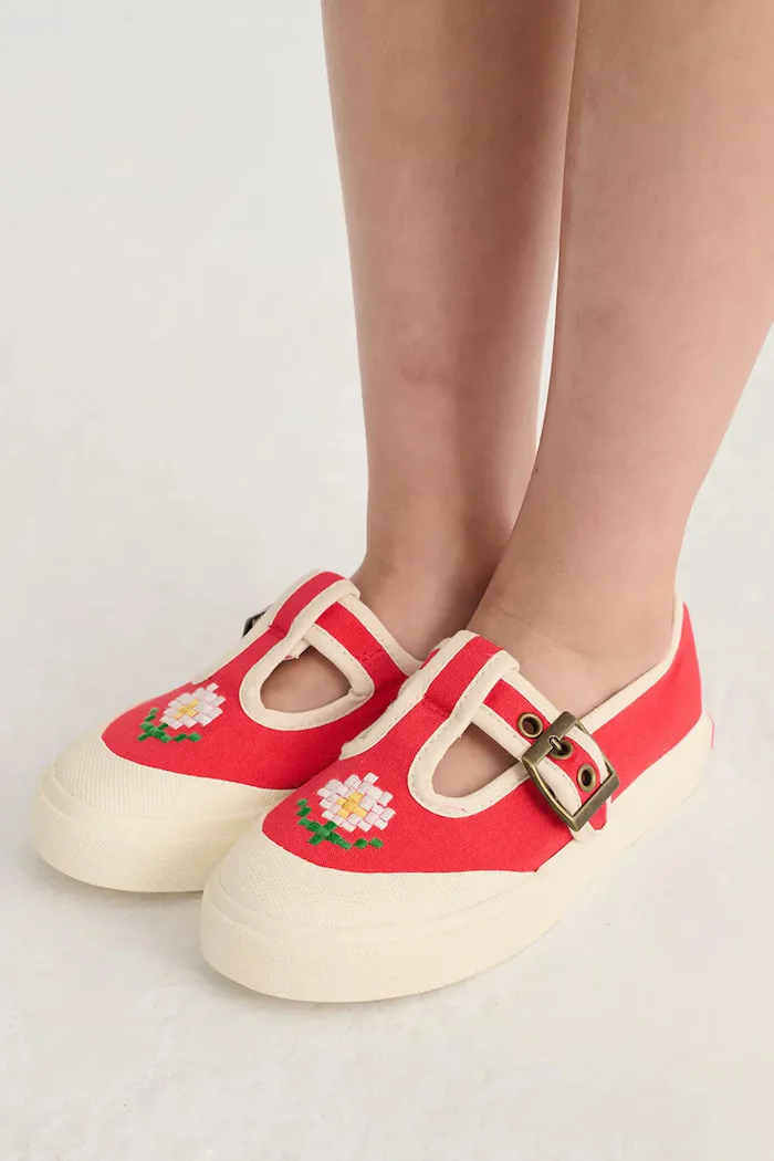 Bobo Choses Детски обувки Pixel Daisy в червено B126AI036
