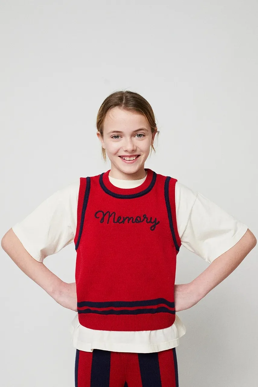 Bobo Choses Детски памучен елек Memory
