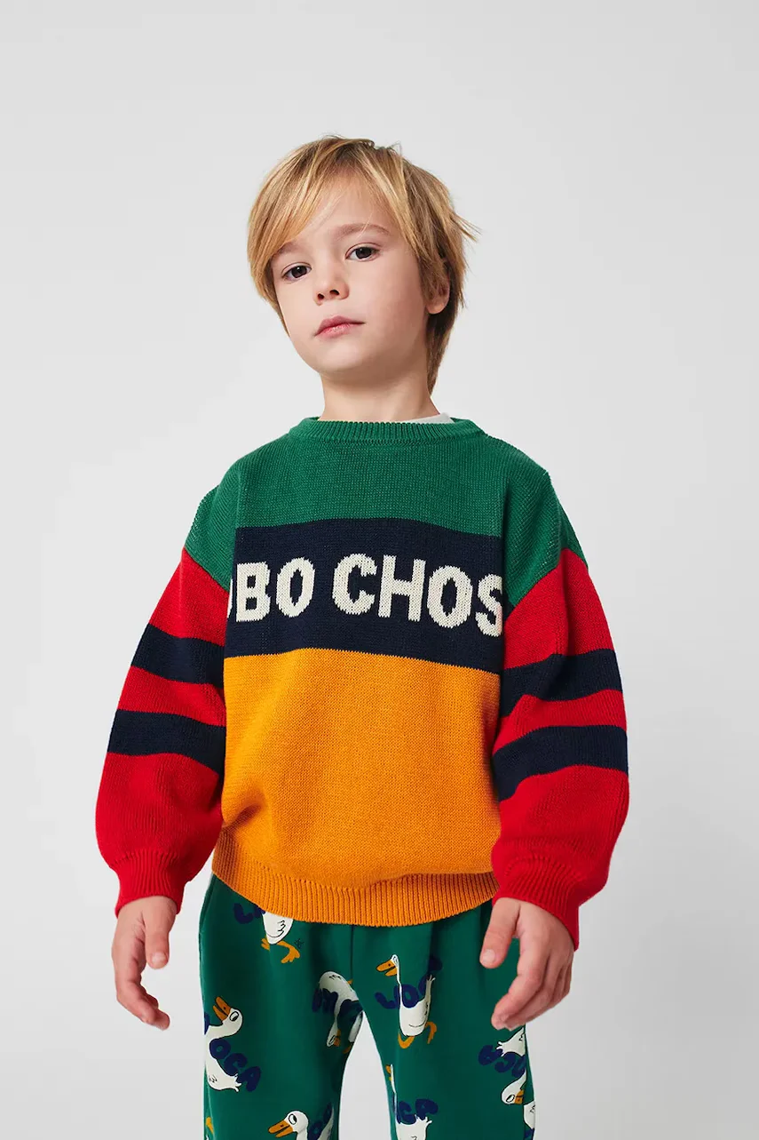 Bobo Choses Детски памучен пуловер