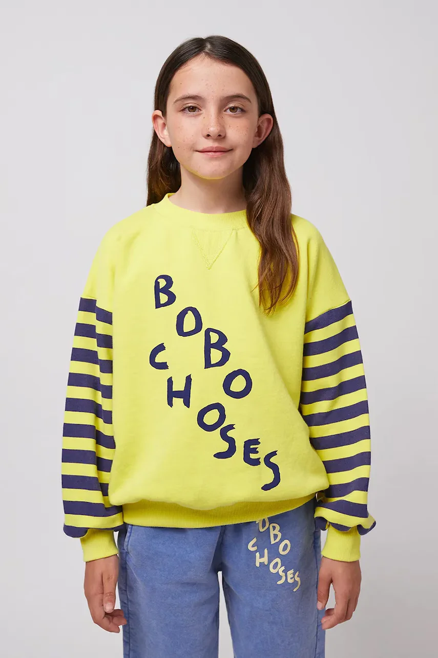 Bobo Choses Детски памучен суичър