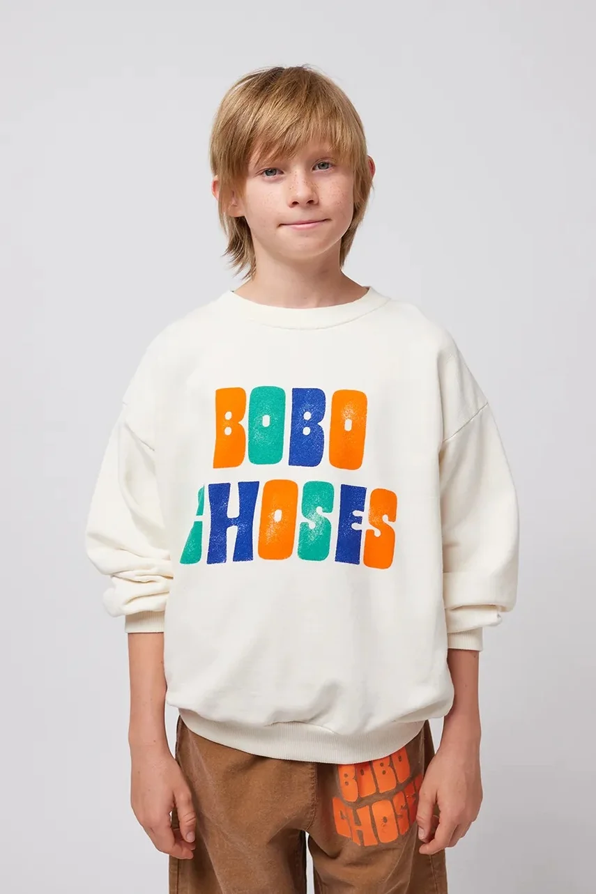 Bobo Choses Детски памучен суичър