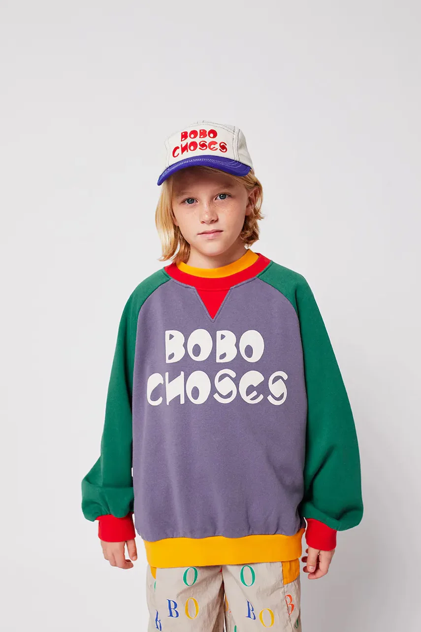 Bobo Choses Детски памучен суичър
