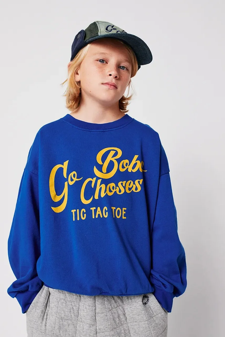 Bobo Choses Детски памучен суичър Go Bobo