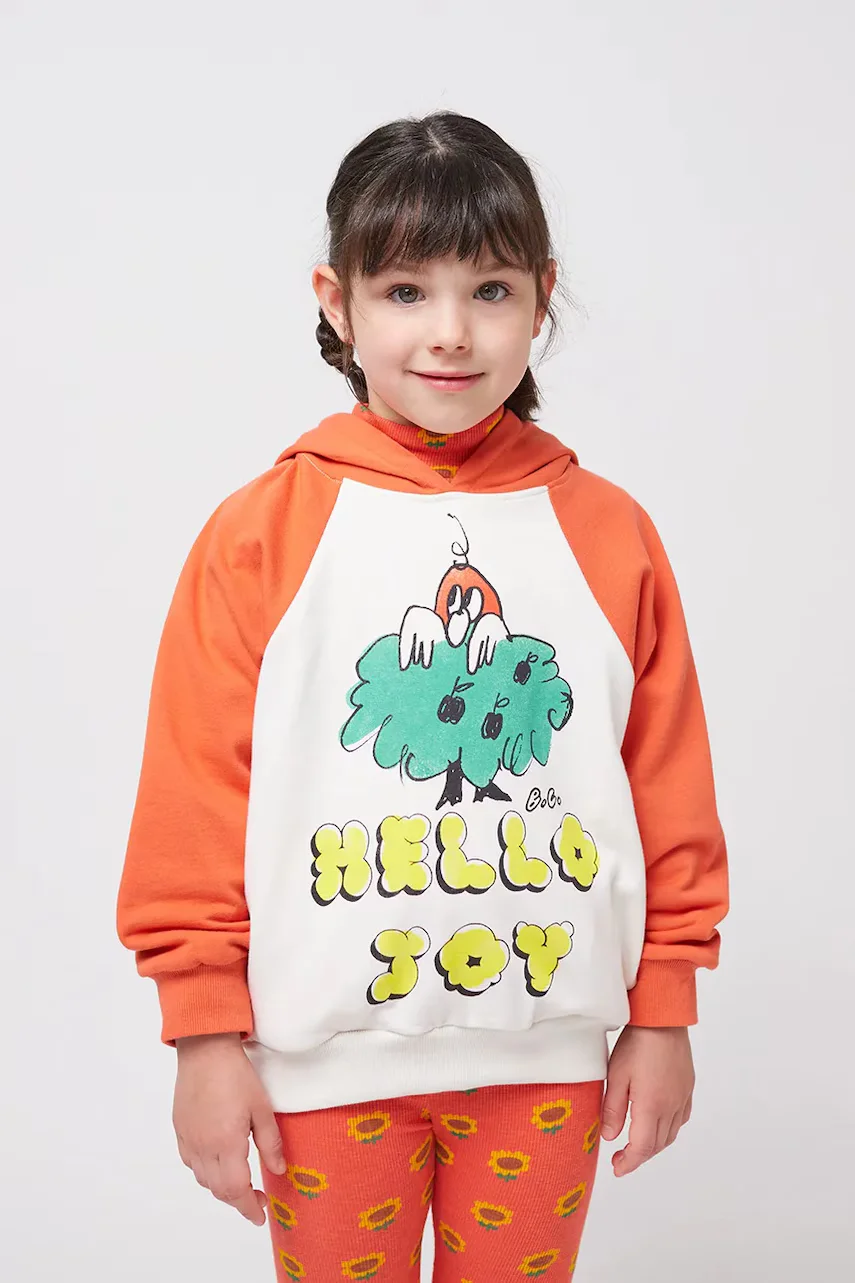Bobo Choses Детски памучен суичър Hello Joy