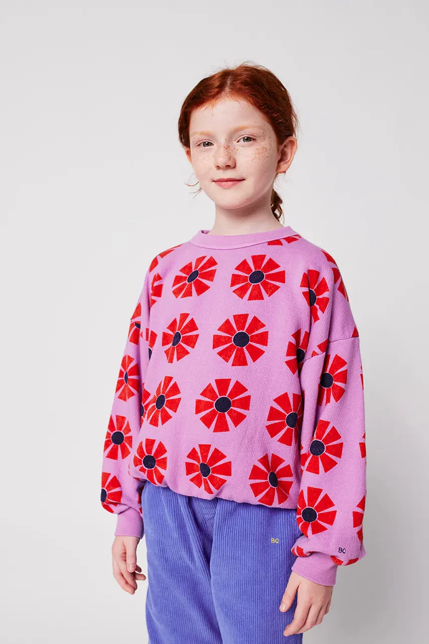 Bobo Choses Детски памучен суичър Kaleidoscope