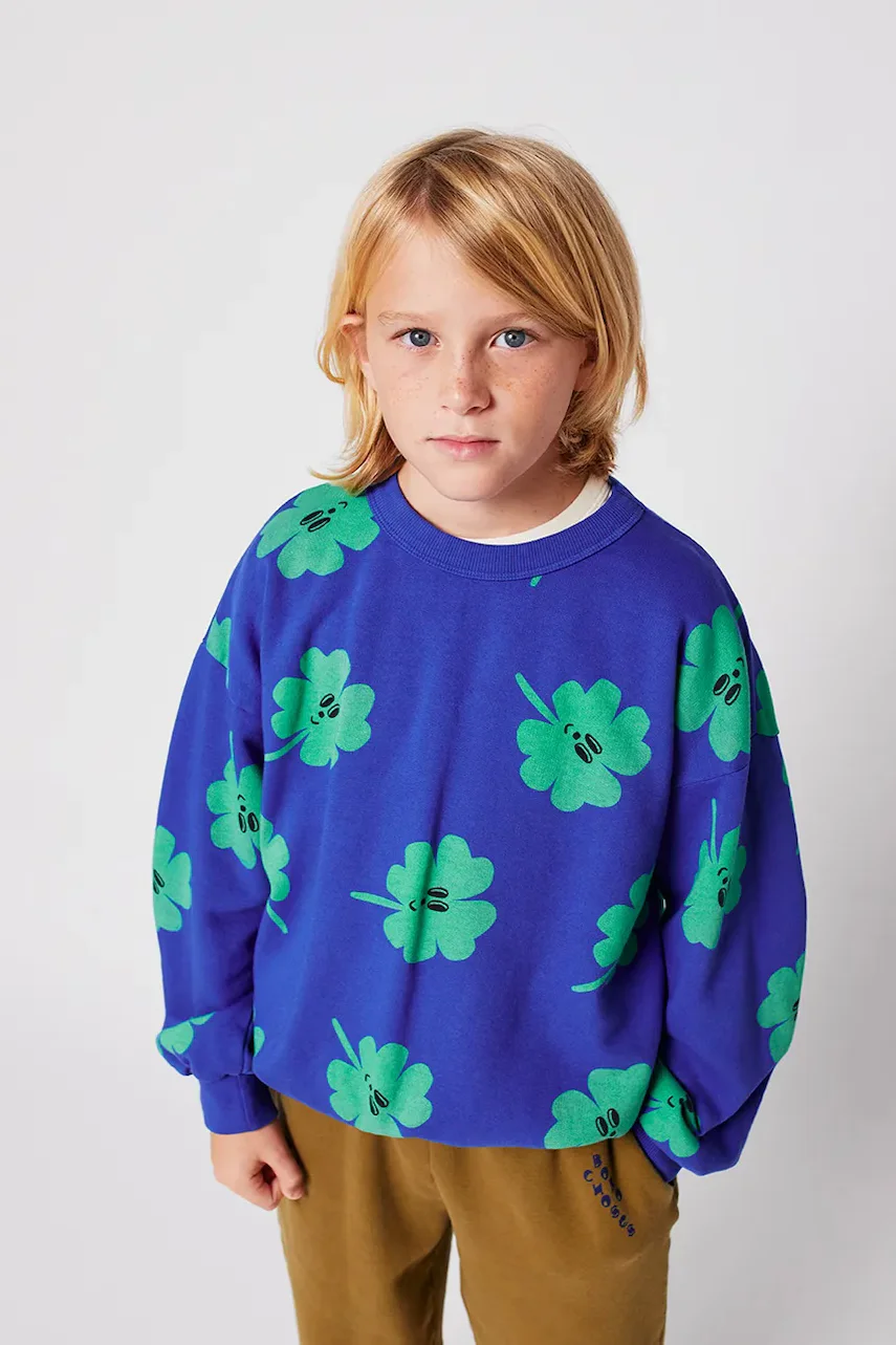 Bobo Choses Детски памучен суичър Lucky Clover