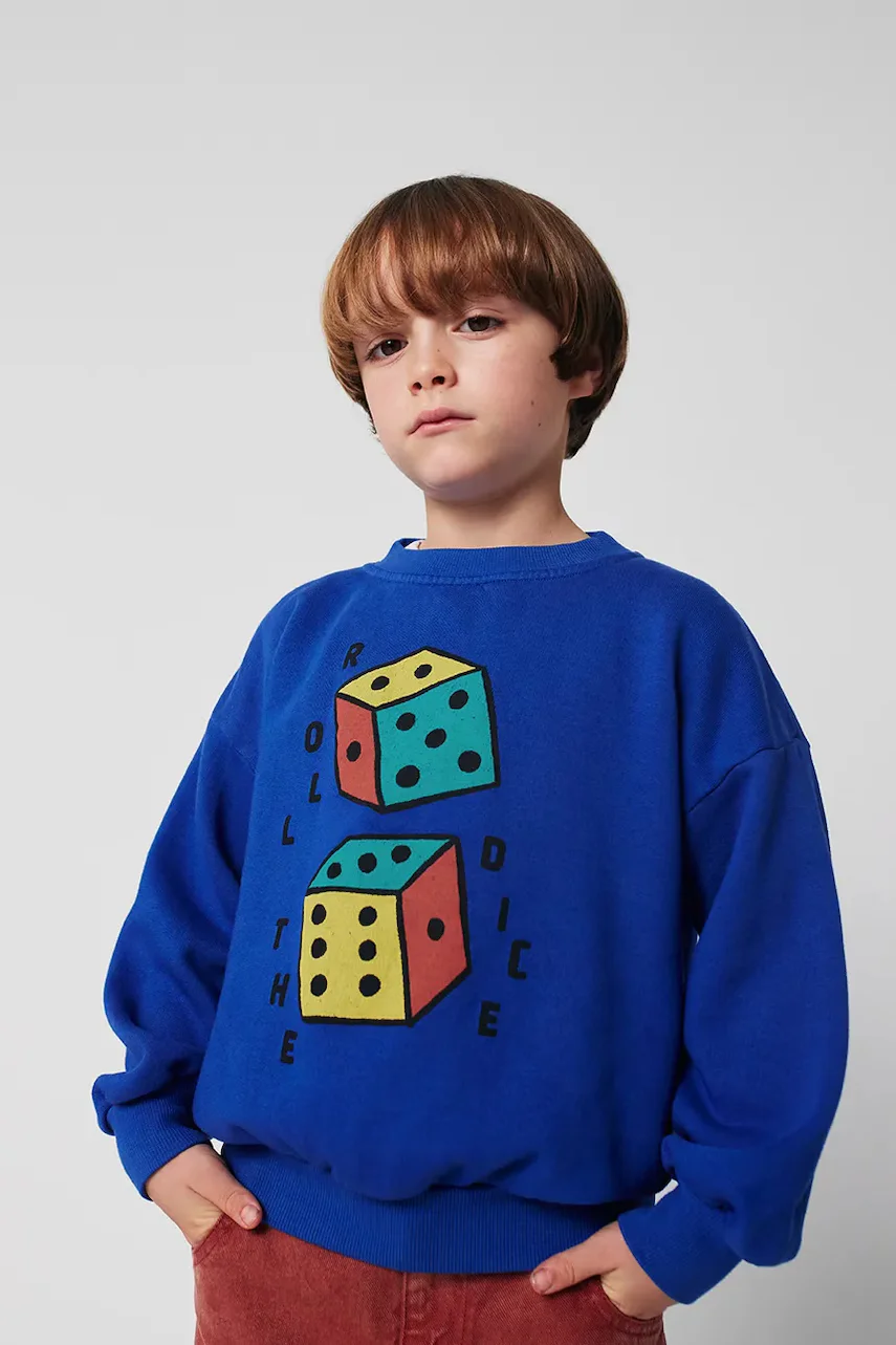 Bobo Choses Детски памучен суичър Roll The Dice