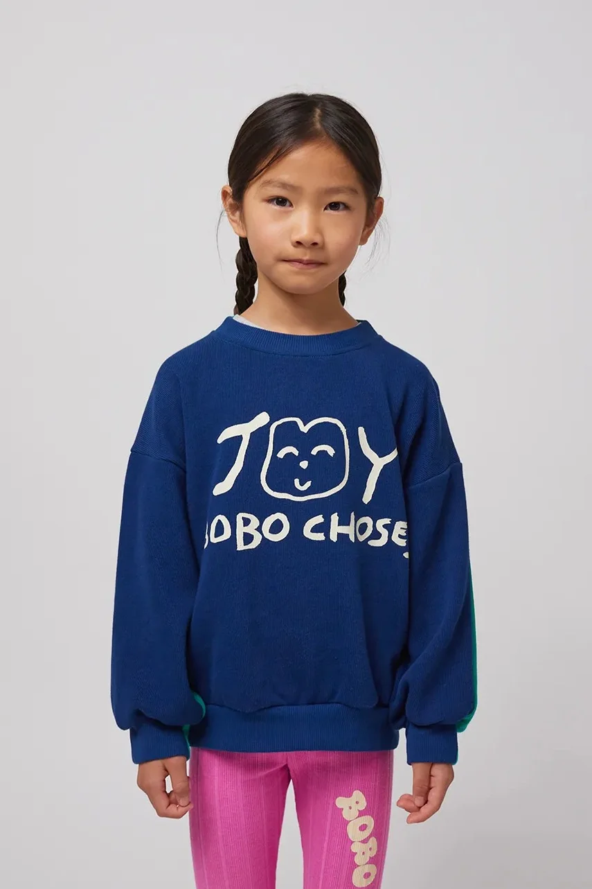 Bobo Choses Детски памучен суичър Smiling