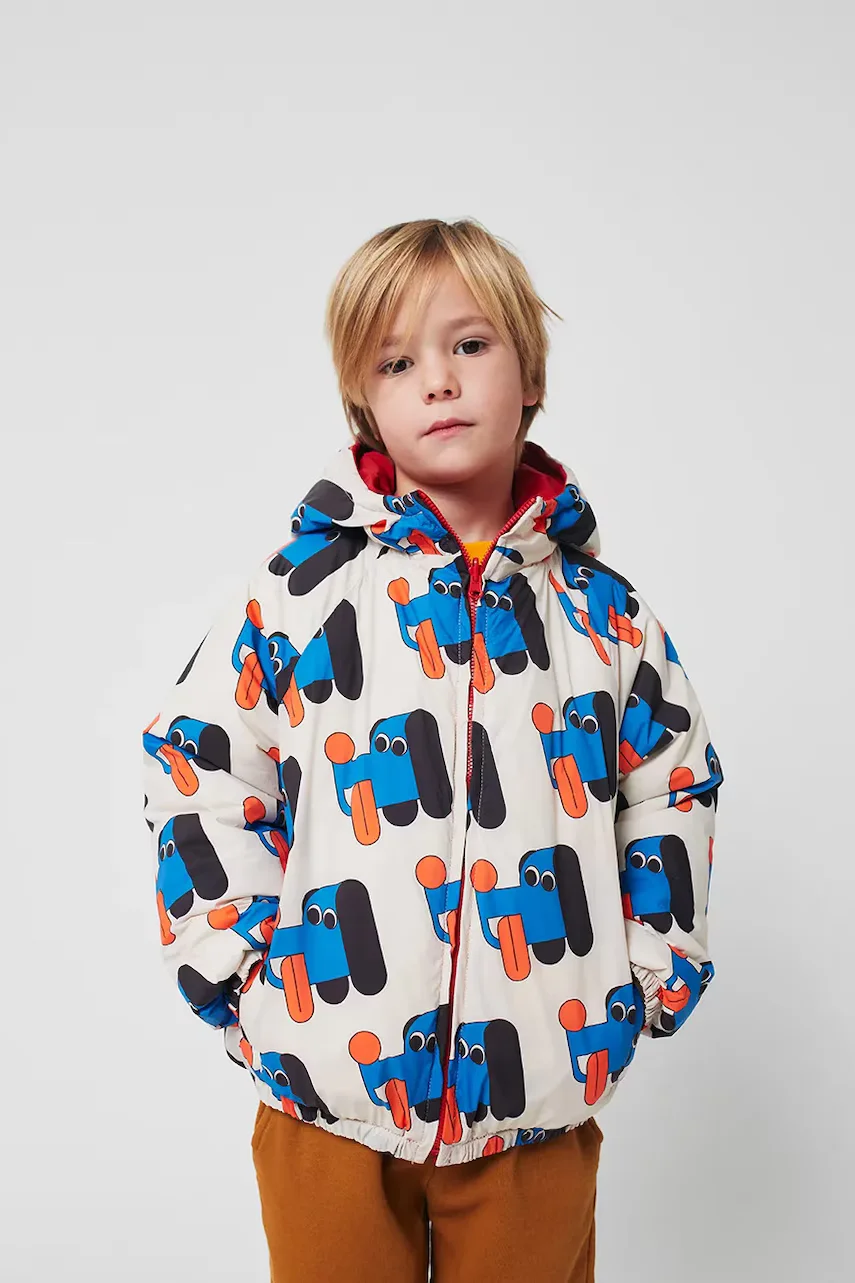Bobo Choses Детско яке с две лица Doggy Mate
