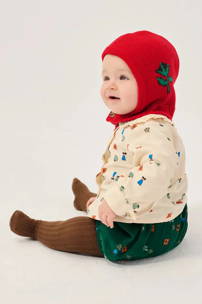 Bobo Choses качулка за деца Blossom червена B226AH039