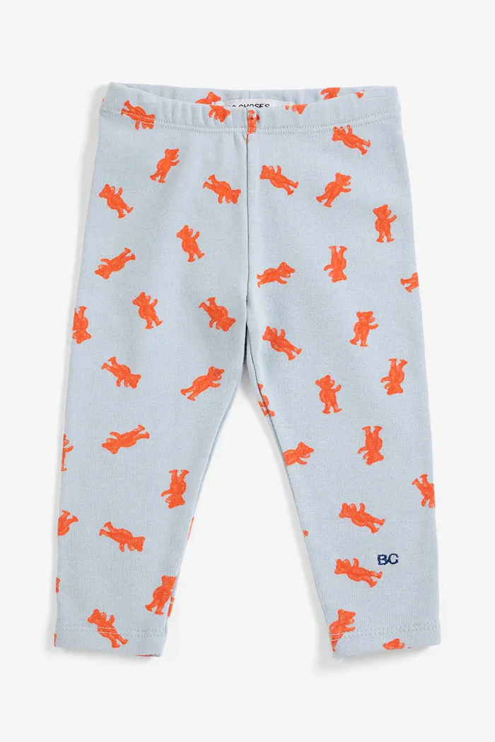 Bobo Choses клин за деца от памук с еластан Softpaw Monster син със стандартна талия B226AB065