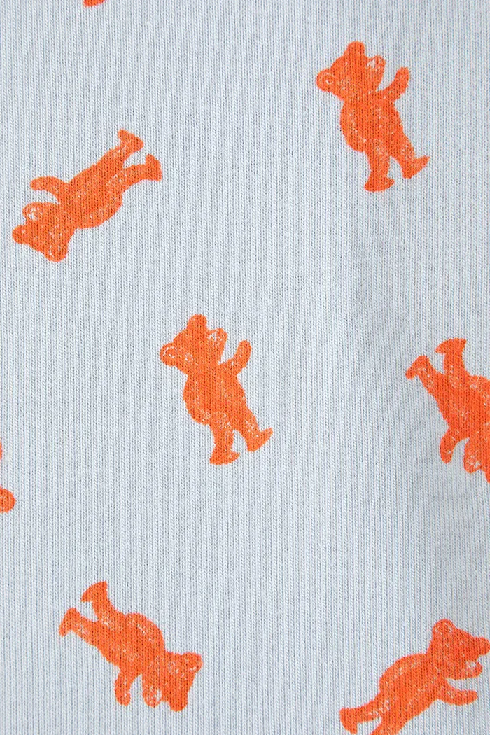 Bobo Choses клин за деца от памук с еластан Softpaw Monster син със стандартна талия B226AB065