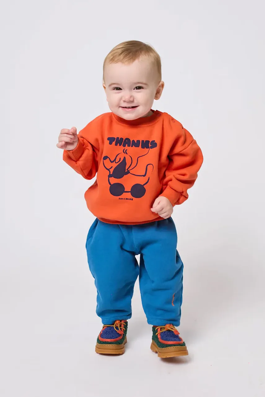 Bobo Choses Памучен бебешки анцуг Rolling Dog