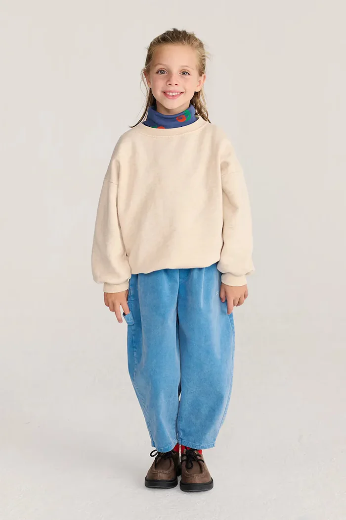 Bobo Choses суичър за деца от памук Beast бежов B226AC035