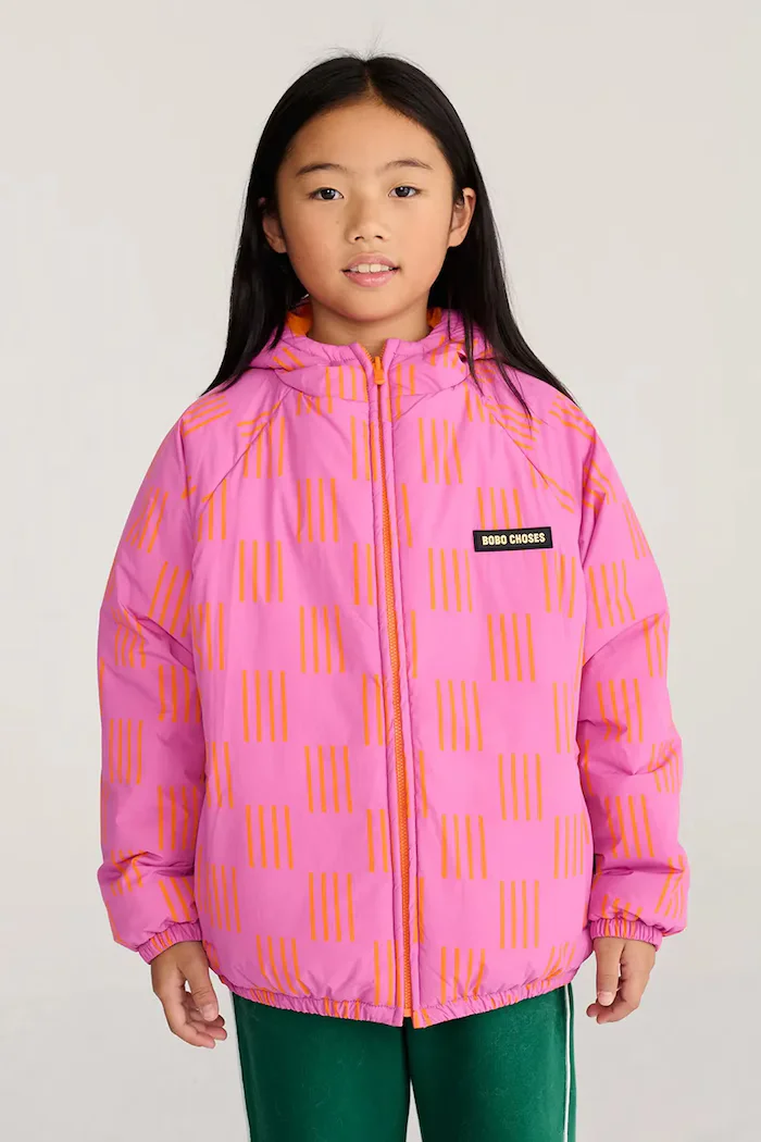 Bobo Choses яке за деца Almost Moiré розово B226AC100