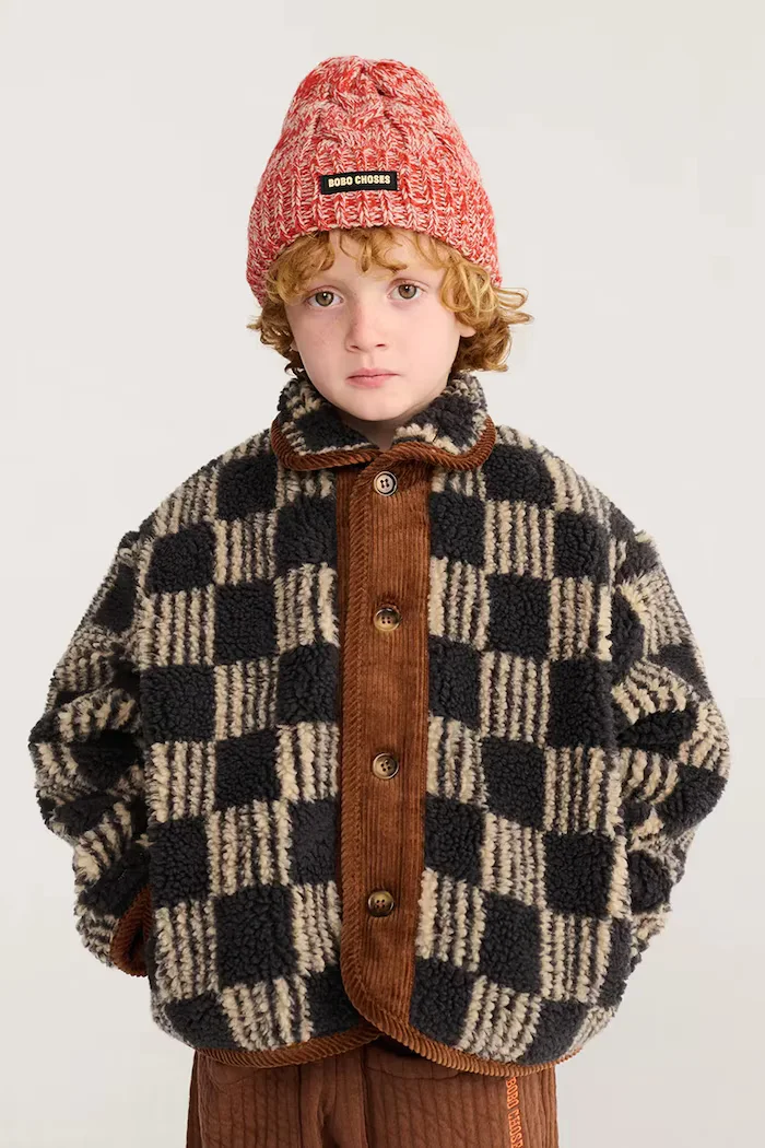 Bobo Choses яке за деца Almost Moiré сиво B226AC094