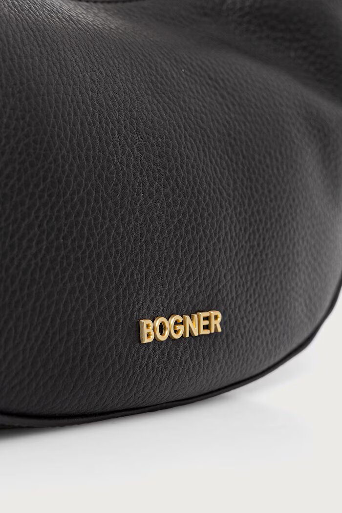 Bogner чанта дамска от кожа Wallis Kyla черна 4190002141
