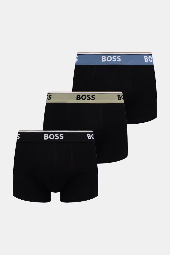 BOSS боксерки мъжки 3 броя черни 50554693