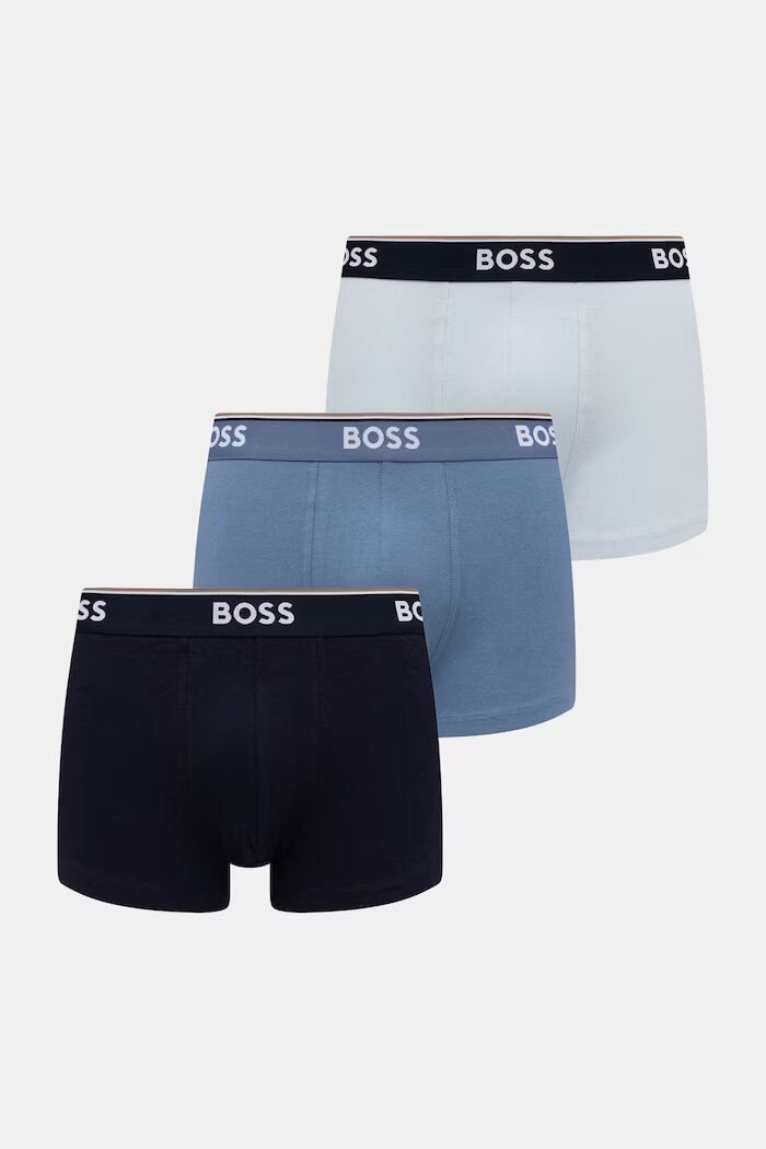 BOSS боксерки мъжки 3 броя сини 50554693