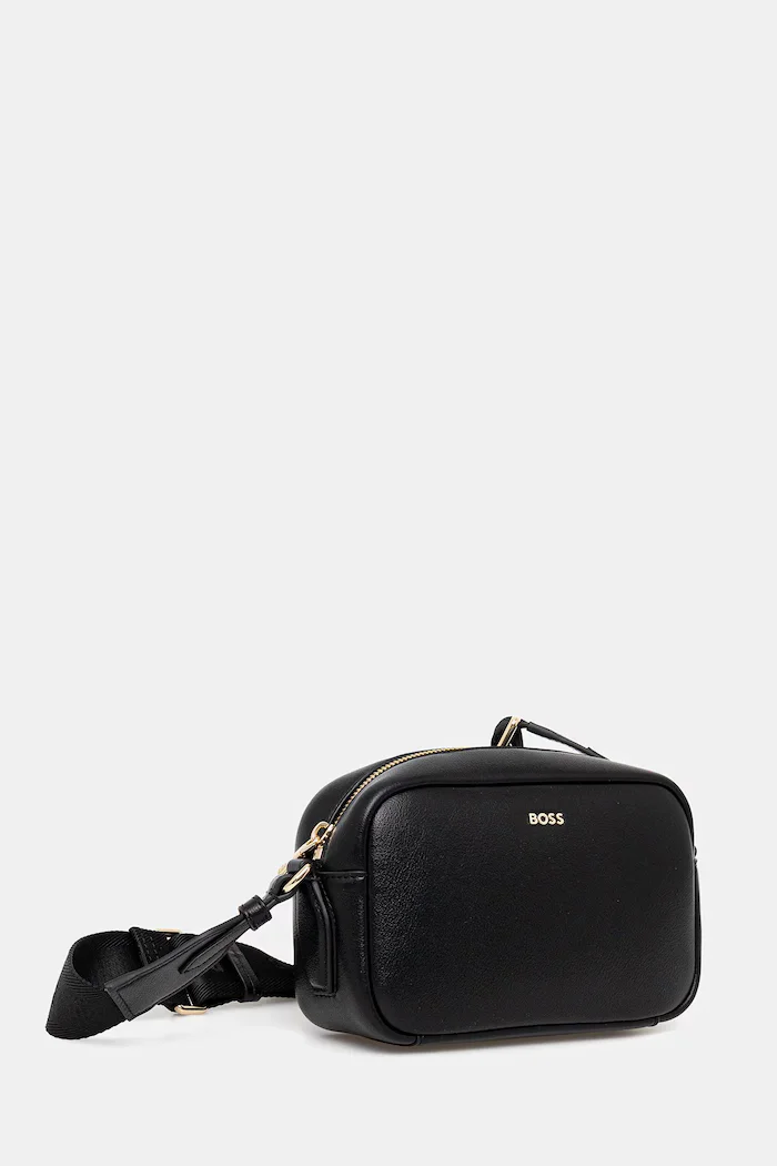 BOSS чанта crossbody дамска Sandy Crossbody черна 50547765