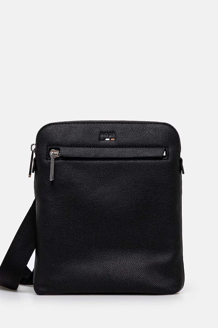 BOSS Чанта през рамо Ray_S zip env N. в черно 50536477